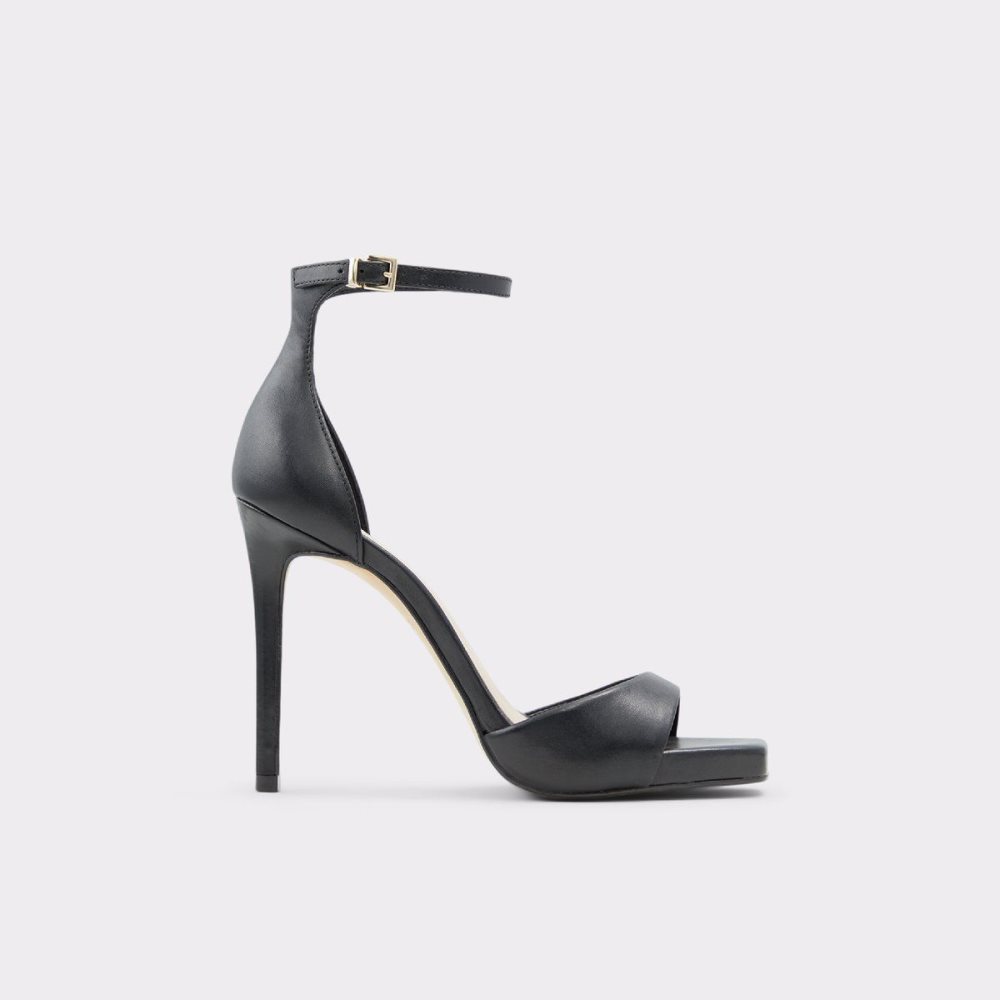 Női Aldo Livia High heel sandal - Platform Platform Cipő Fekete | 927-TONCJP