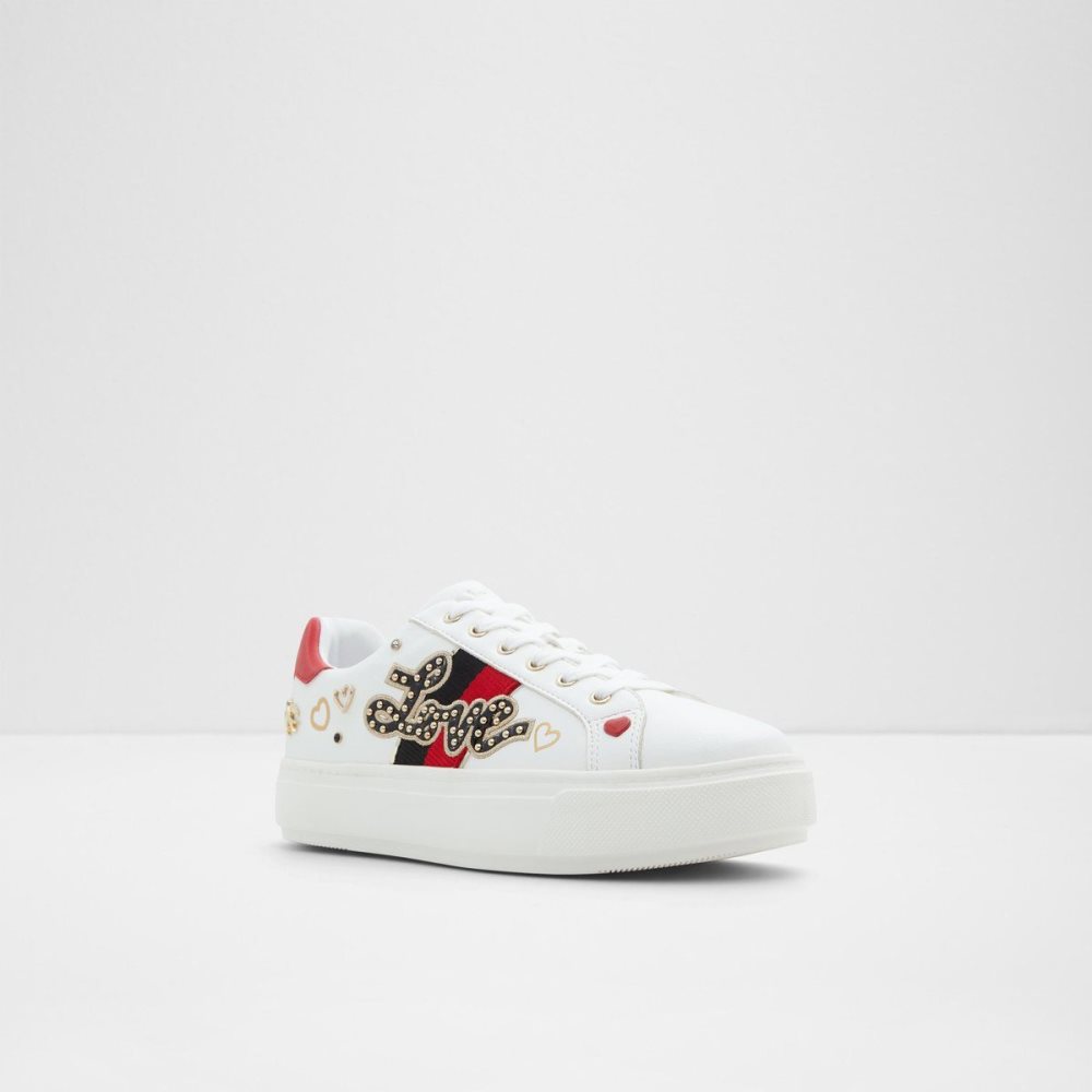 Női Aldo Lovealways Low top sneaker - Cup sole Sportcipő Fehér | 690-FTJQHG