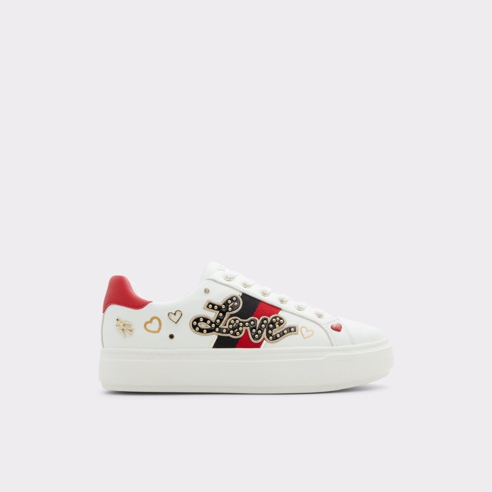 Női Aldo Lovealways Low top sneaker - Cup sole Sportcipő Fehér | 690-FTJQHG