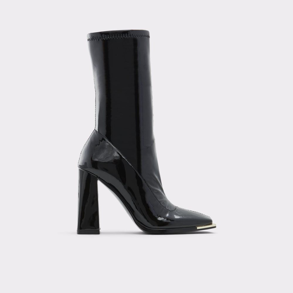 Női Aldo Metro Ankle boot - Block heel Csizma Fekete | 062-CXOLAH