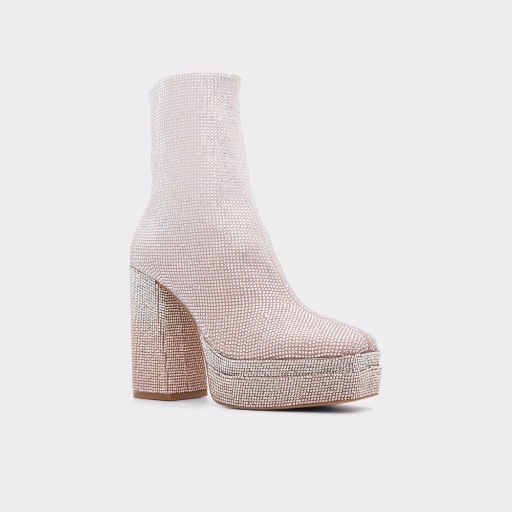 Női Aldo Millenia Ankle boot - Flatform Bokacsizma Világos Rózsaszín | 609-YVWPDQ
