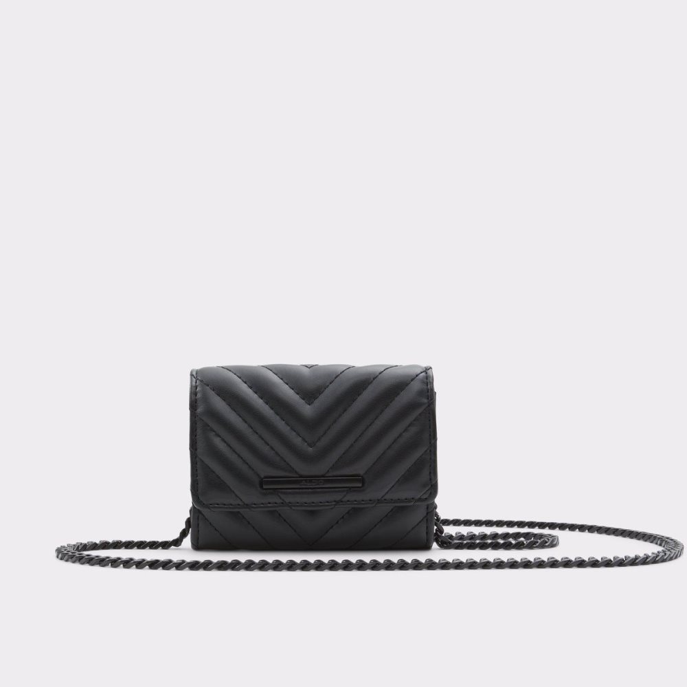 Női Aldo Ocoman Wallet Crossbody Táska Fekete | 192-CELBAR