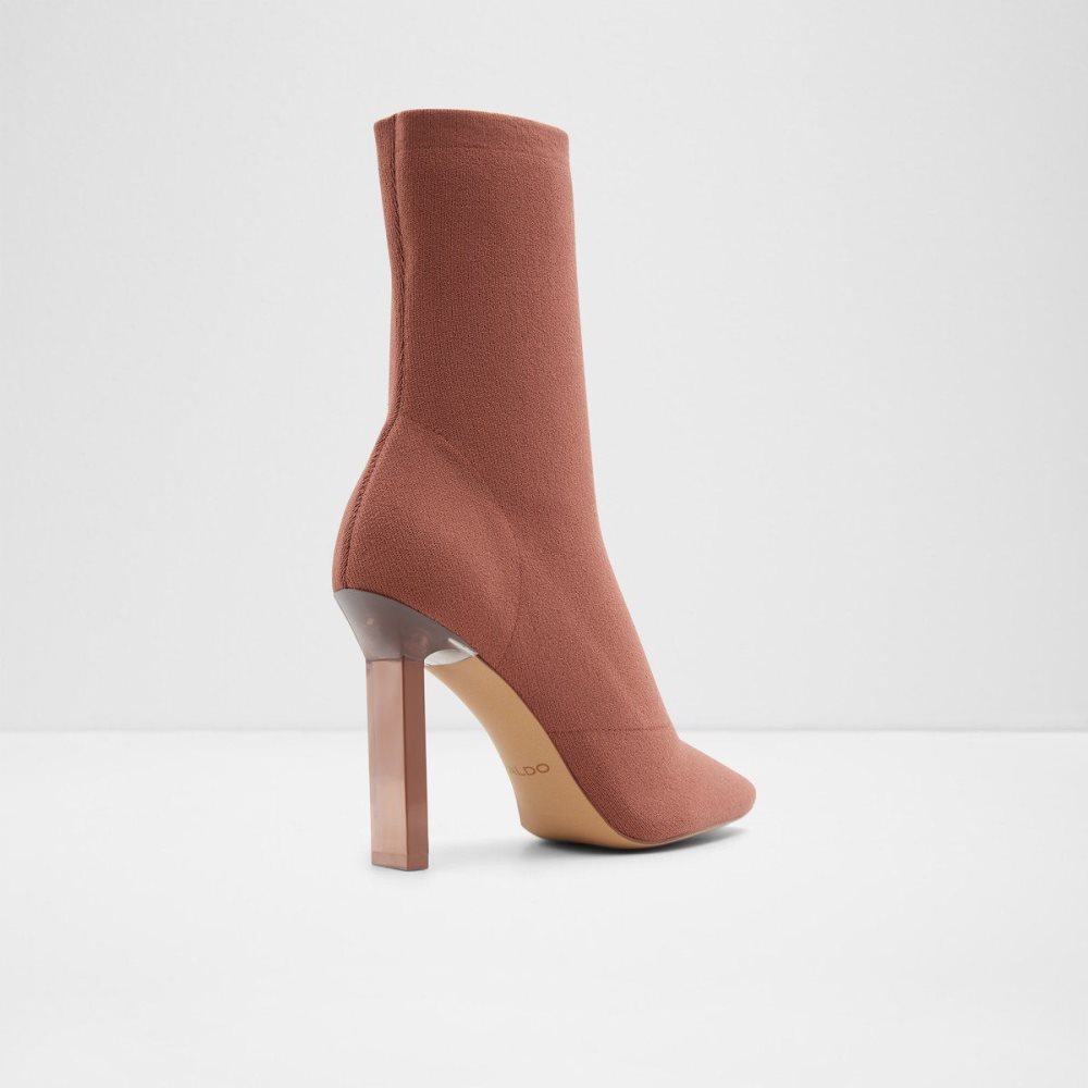 Női Aldo Ovieda Ankle boot Bokacsizma Piros | 592-RIPMQS