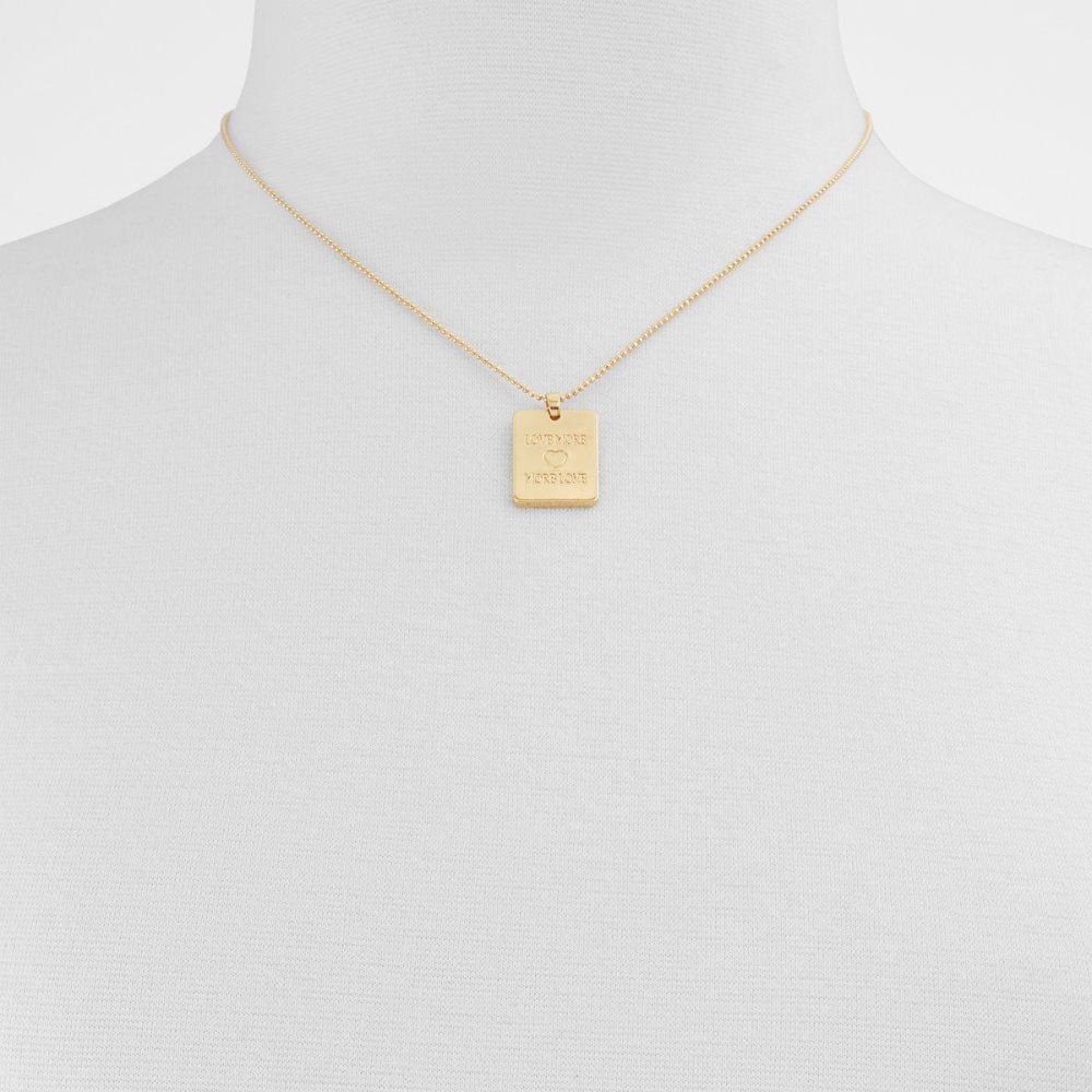 Női Aldo Parkside Necklace Nyakláncok Arany | 563-MVHGEY