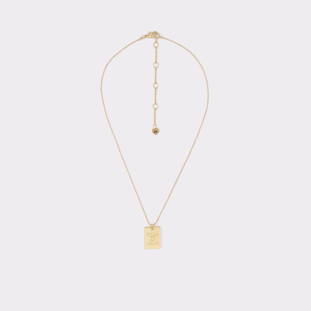 Női Aldo Parkside Necklace Nyakláncok Arany | 563-MVHGEY