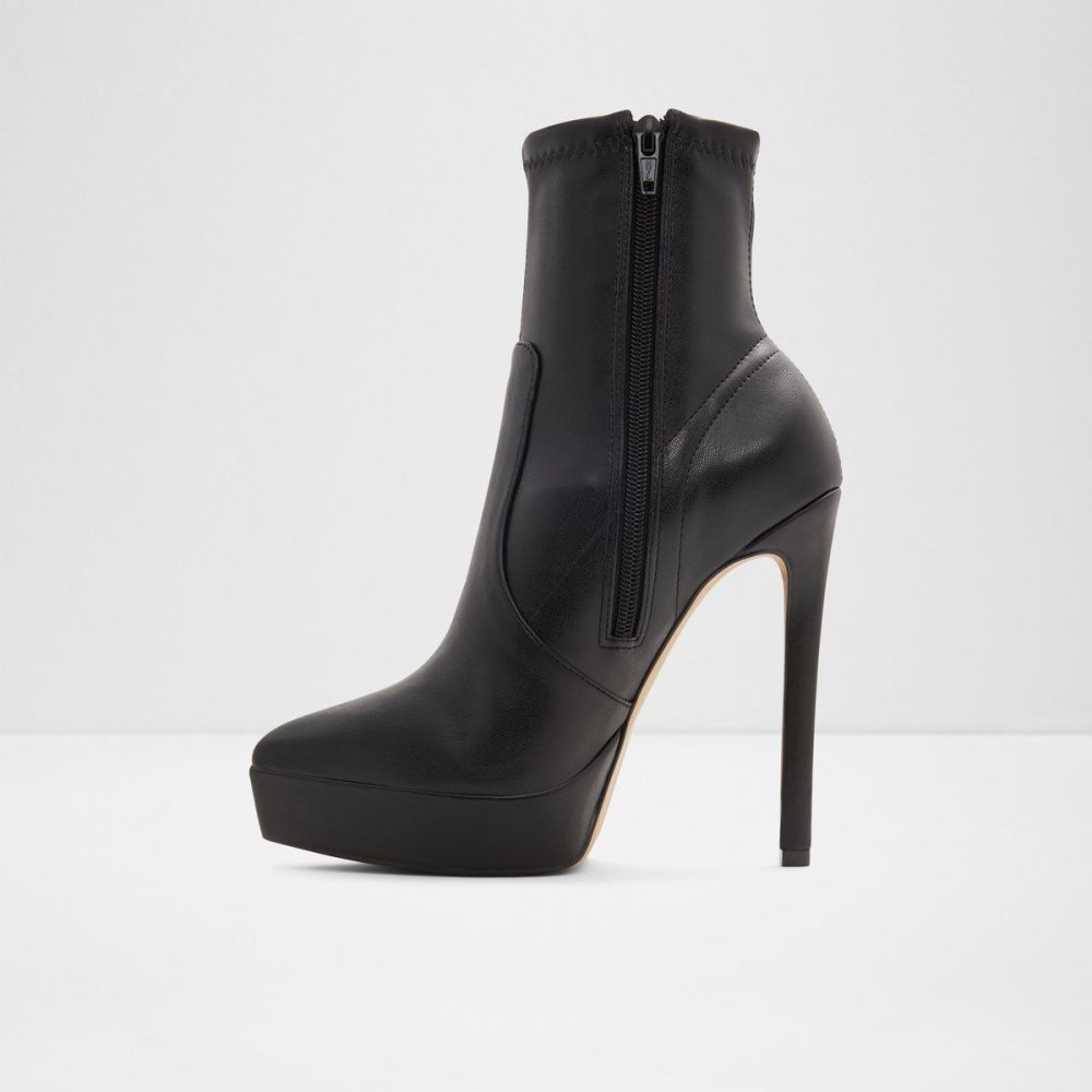 Női Aldo Patrickus Ankle boot - Stiletto platform Bokacsizma Fekete | 015-HYAIOX