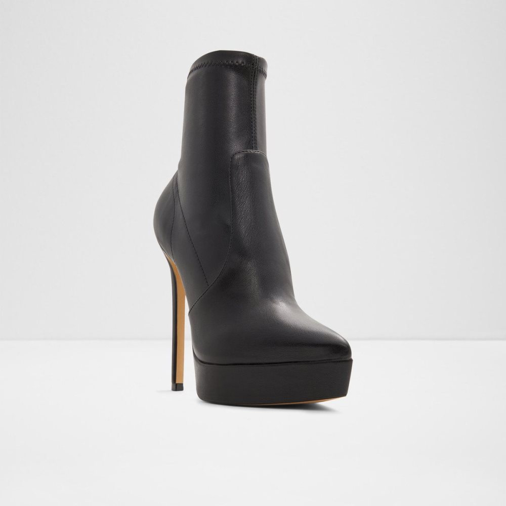 Női Aldo Patrickus Ankle boot - Stiletto platform Bokacsizma Fekete | 015-HYAIOX