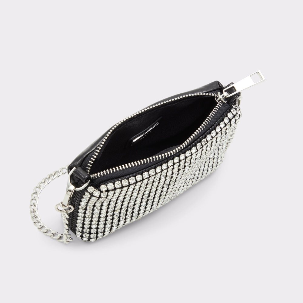 Női Aldo Precia Crossbody bag Crossbody Táska Fekete Titán | 250-XZPKIL