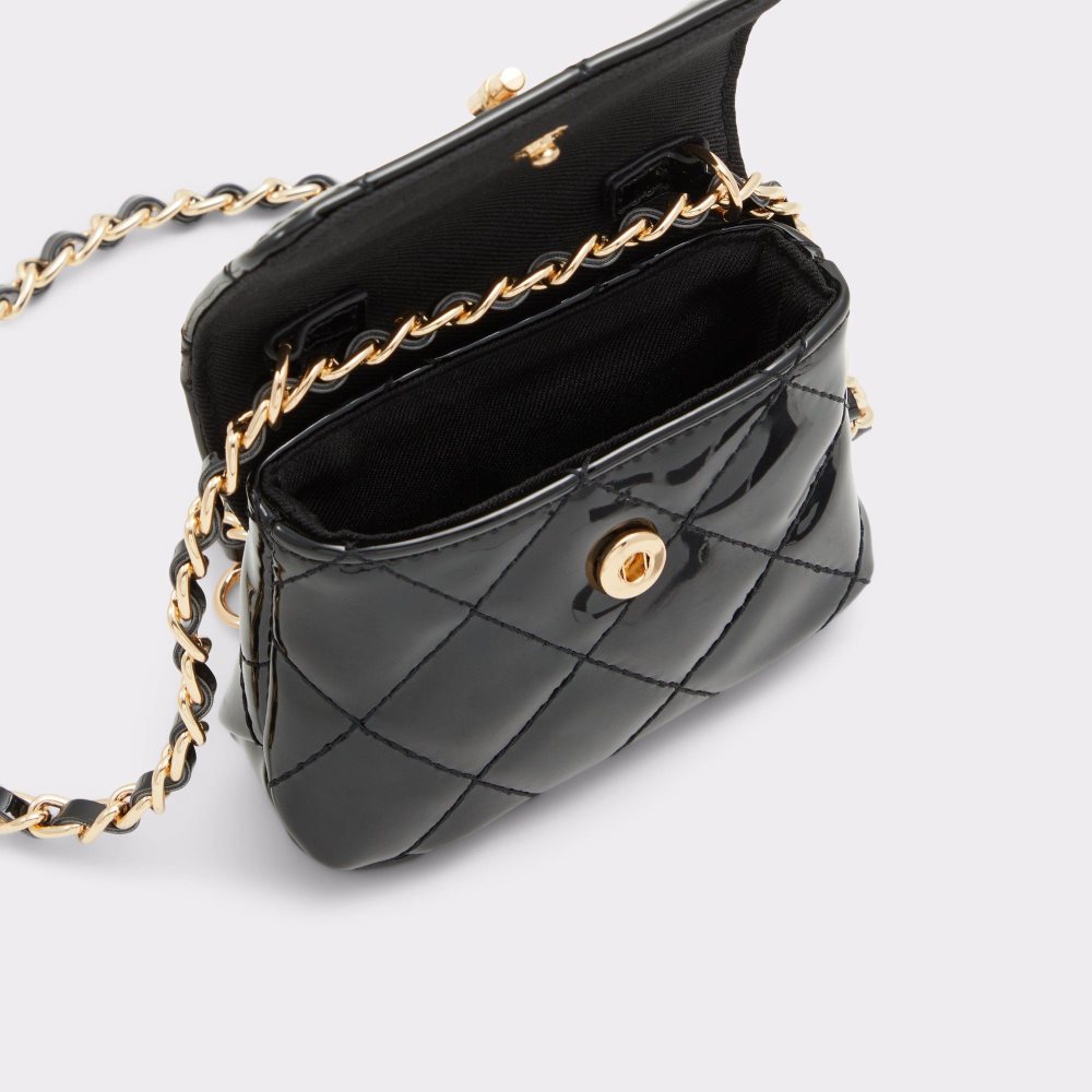 Női Aldo Precio Fanny pack Hátizsákok Fekete Arany | 147-ZGOEIA