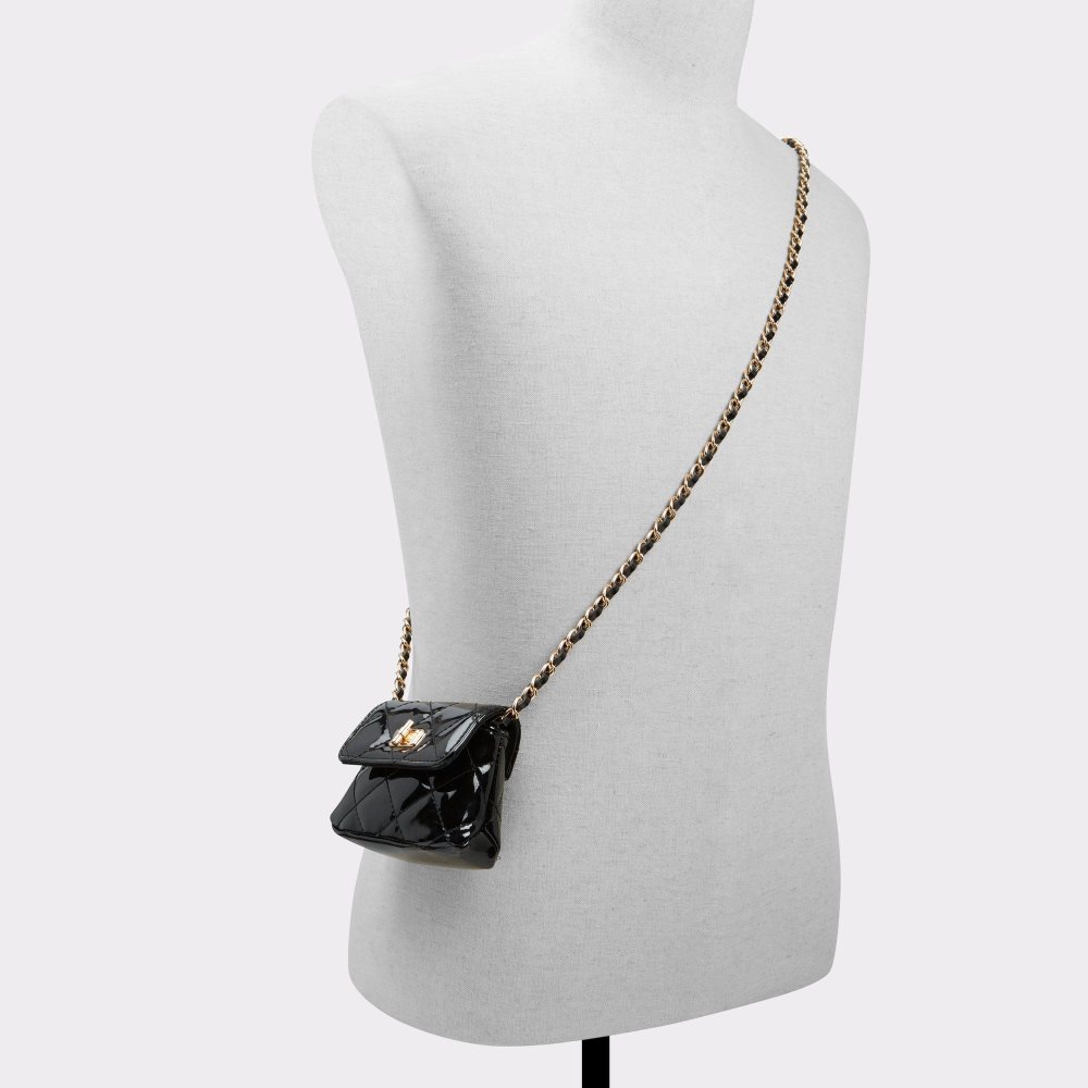 Női Aldo Precio Fanny pack Hátizsákok Fekete Arany | 147-ZGOEIA