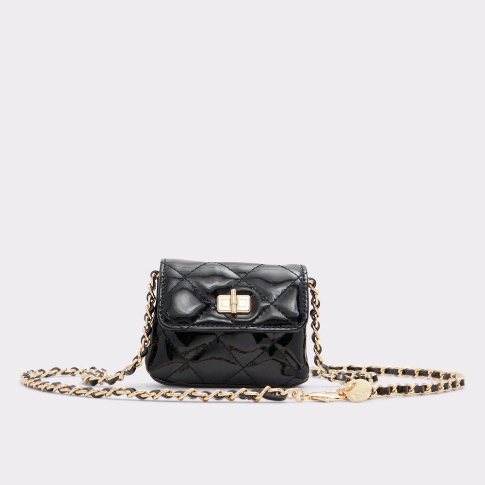 Női Aldo Precio Fanny pack Hátizsákok Fekete Arany | 147-ZGOEIA