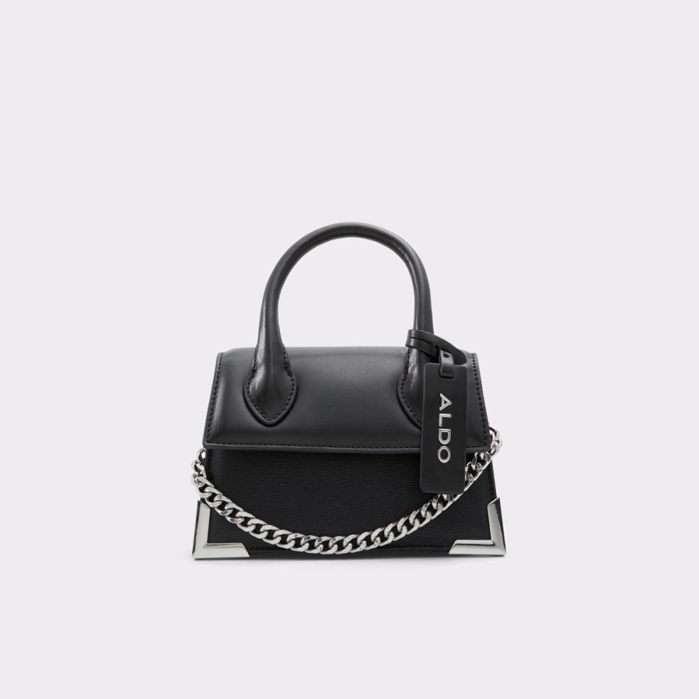 Női Aldo Pythonia Top handle bag Clutch Fekete | 597-XMJRLB