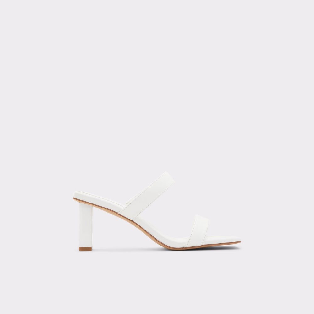 Női Aldo Ranalassi Heeled mule - Cup sole Blokk Sarkú Cipő Fehér | 689-YZJKTX