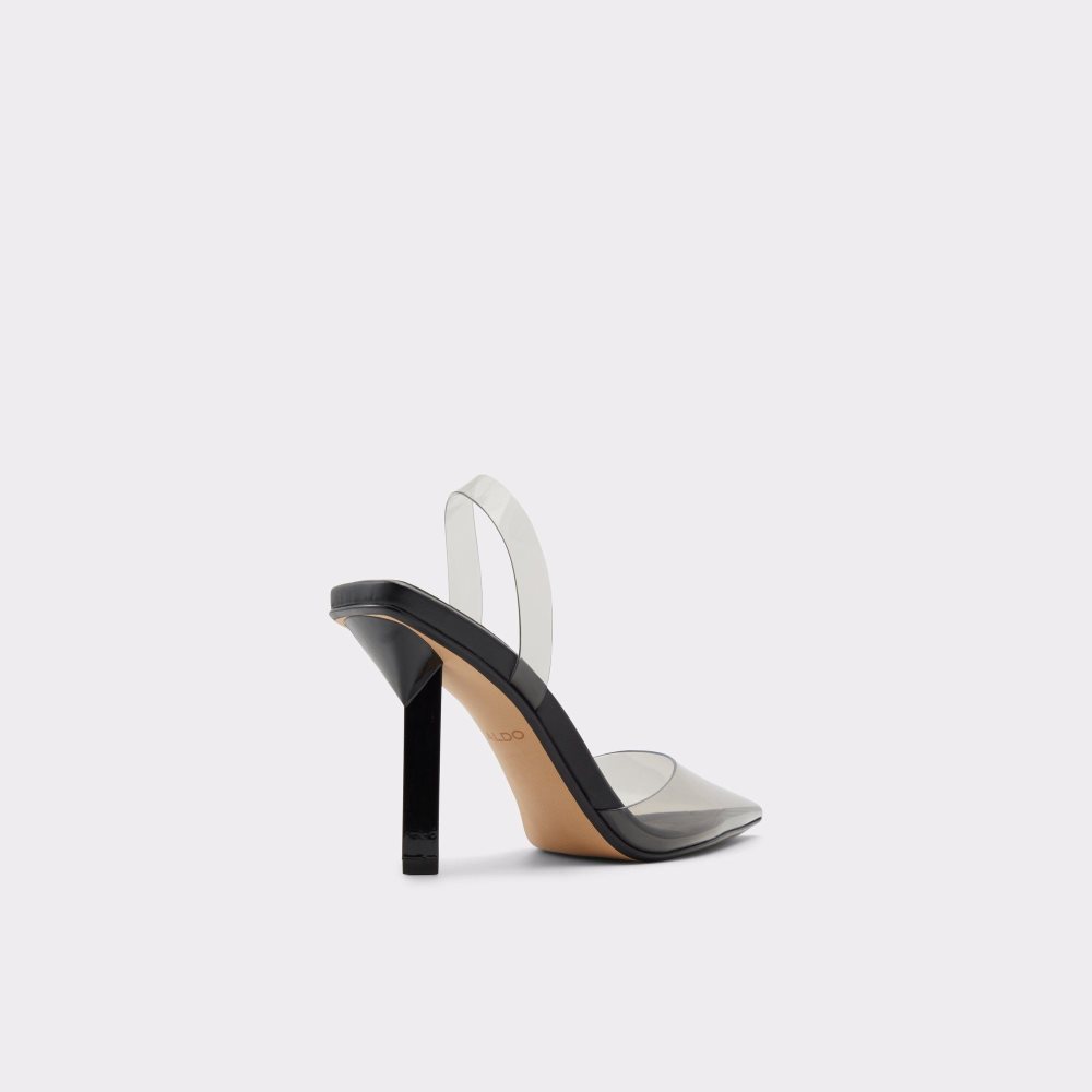 Női Aldo Rildan Sling back high heel Magassarkú Fekete | 573-AVDGZH