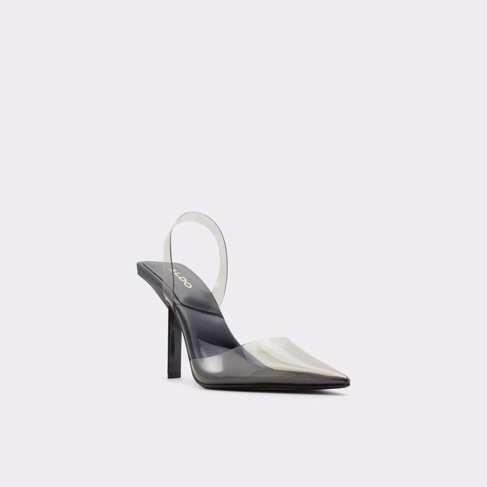 Női Aldo Rildan Sling back high heel Magassarkú Fekete | 573-AVDGZH