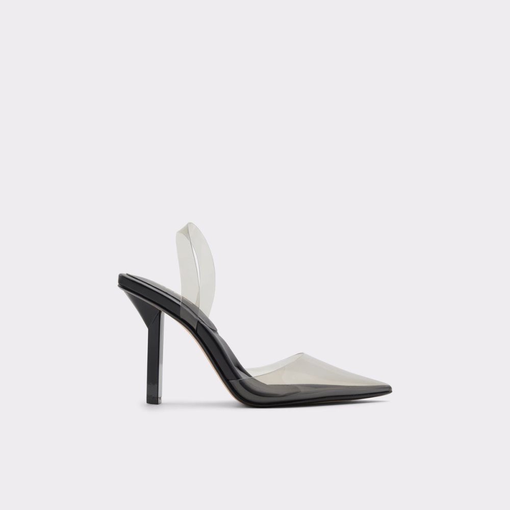 Női Aldo Rildan Sling back high heel Magassarkú Fekete | 573-AVDGZH