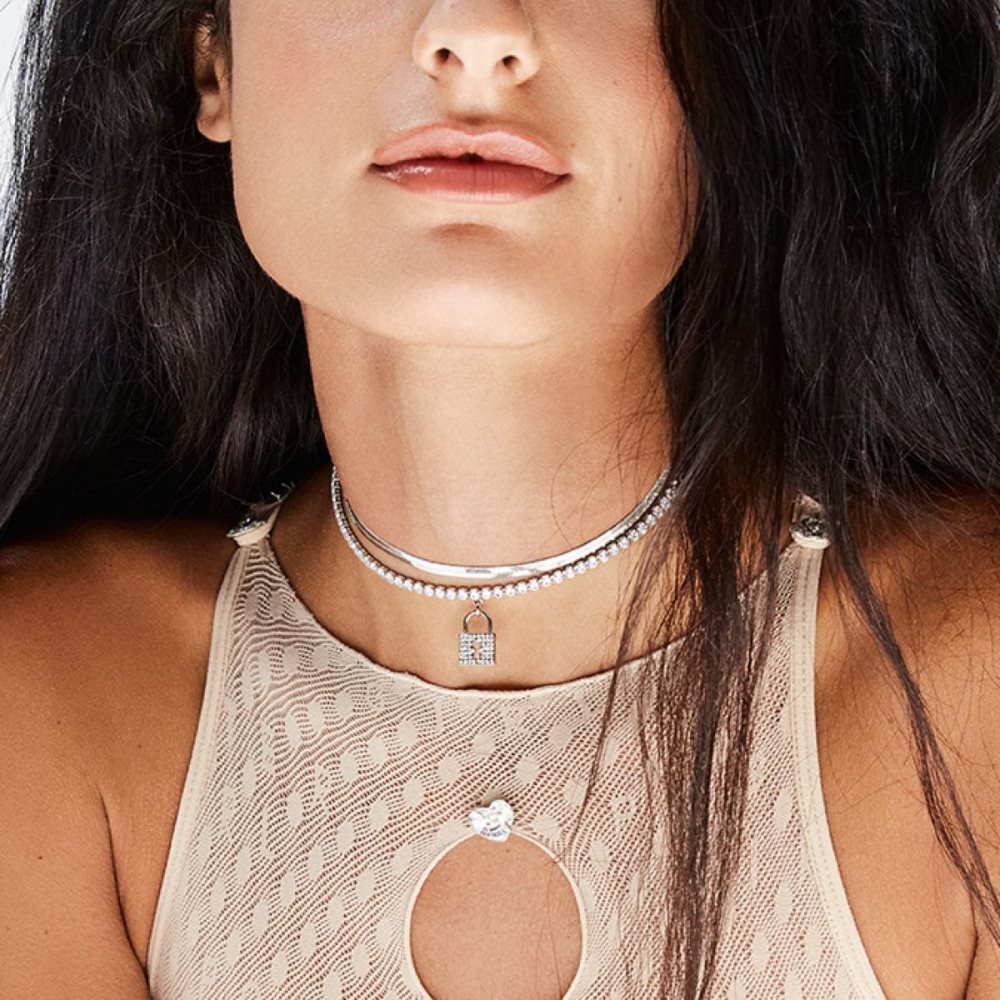 Női Aldo Rokku Necklace Nyakláncok Titán | 051-TXJSBV
