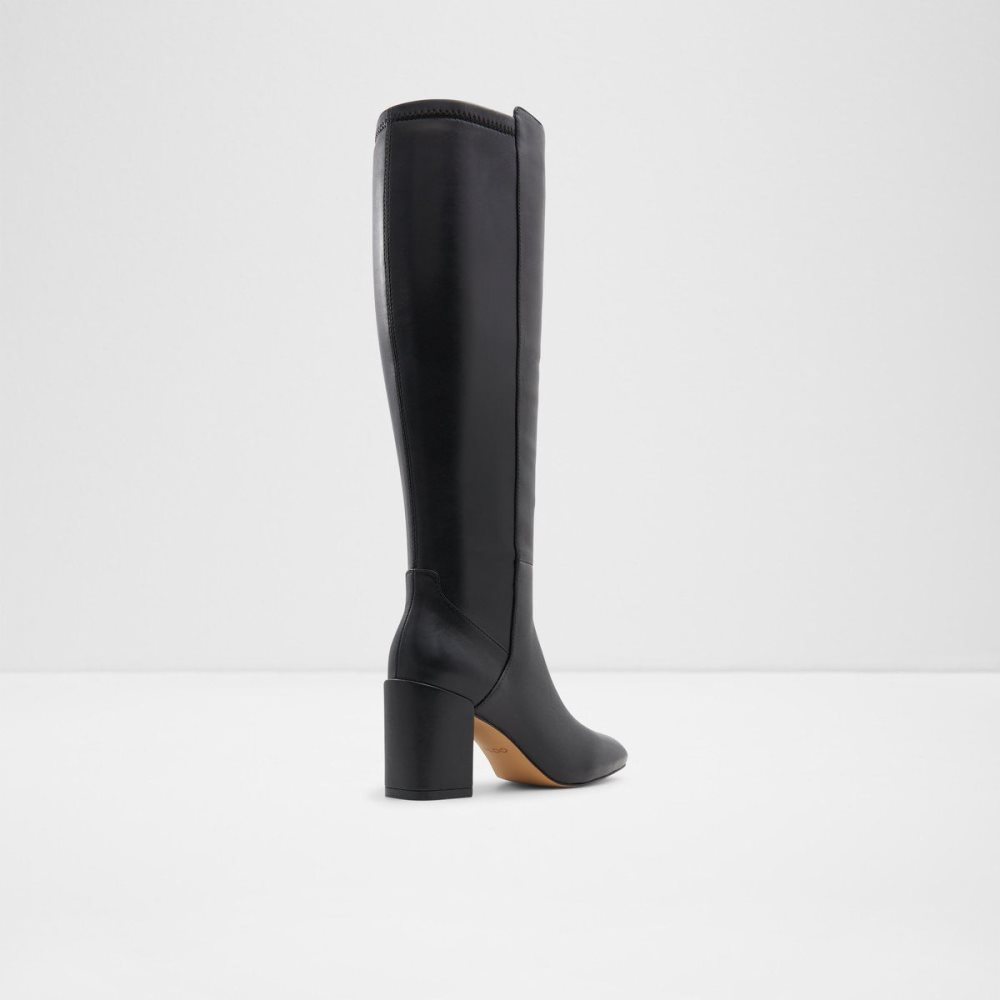 Női Aldo Satori Knee-high boot Csizma Fekete | 481-ANDPTE