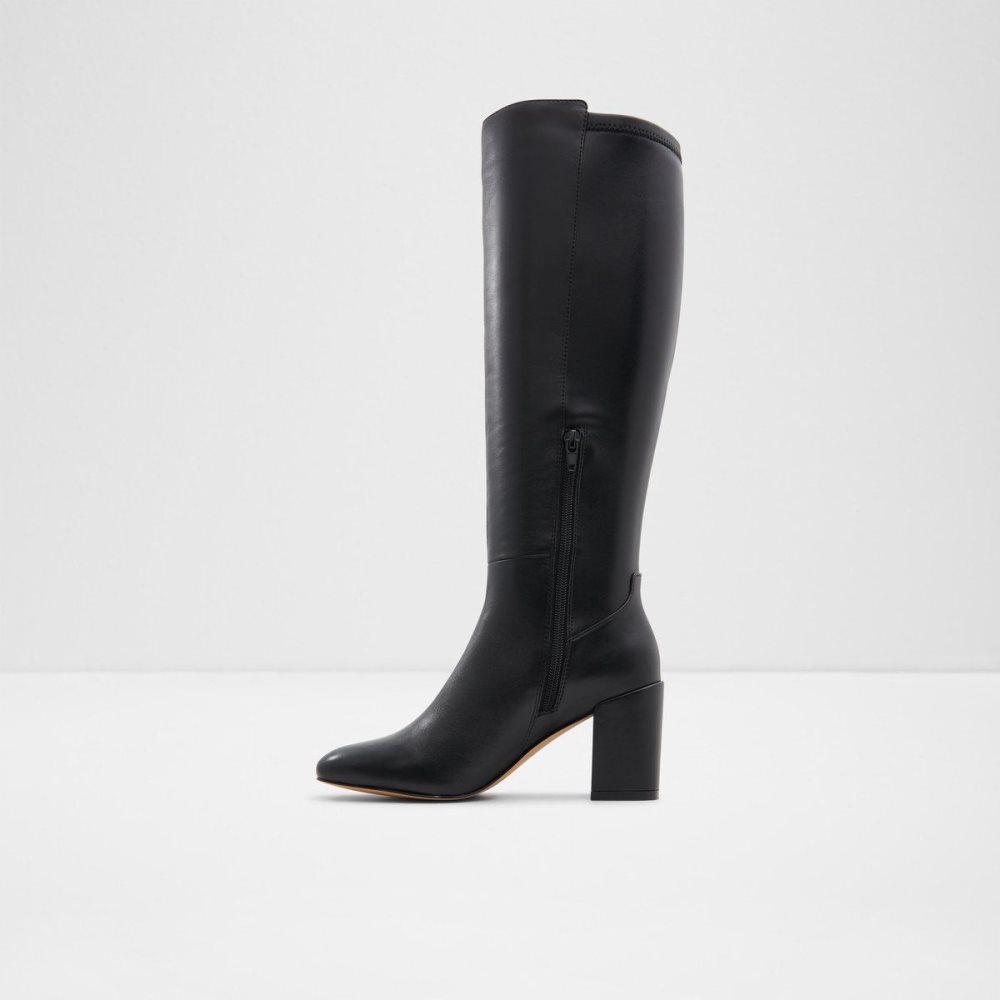 Női Aldo Satori Knee-high boot Csizma Fekete | 481-ANDPTE