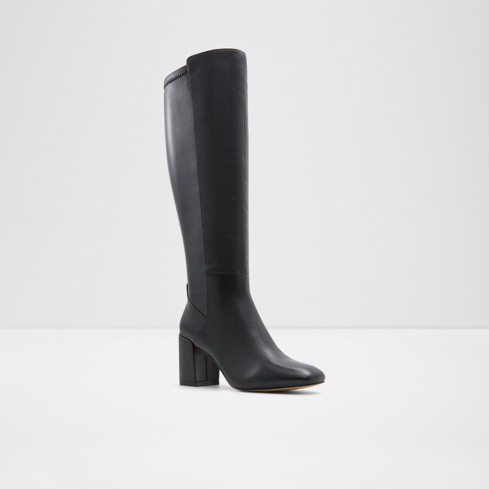 Női Aldo Satori Knee-high boot Csizma Fekete | 481-ANDPTE
