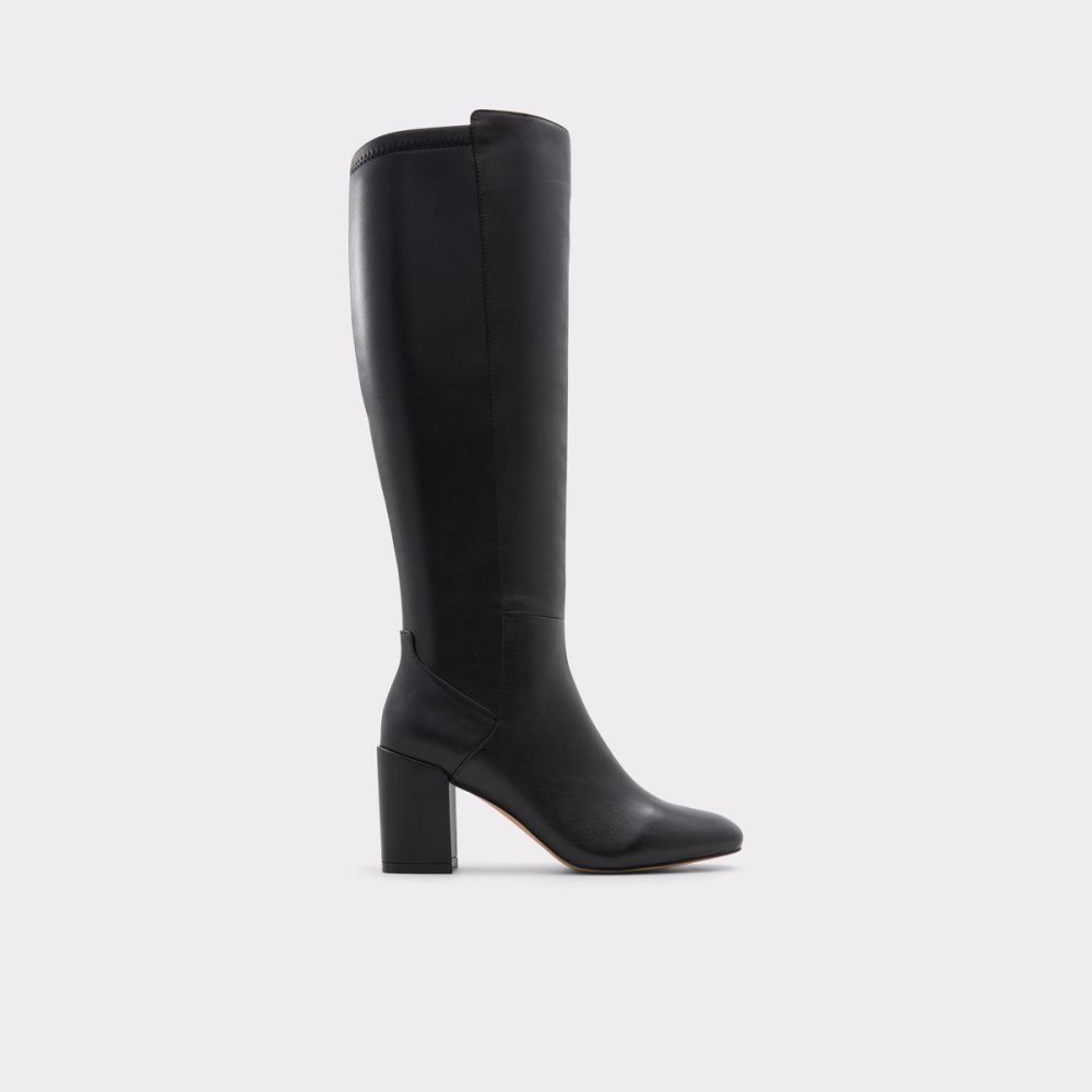 Női Aldo Satori Knee-high boot Csizma Fekete | 481-ANDPTE