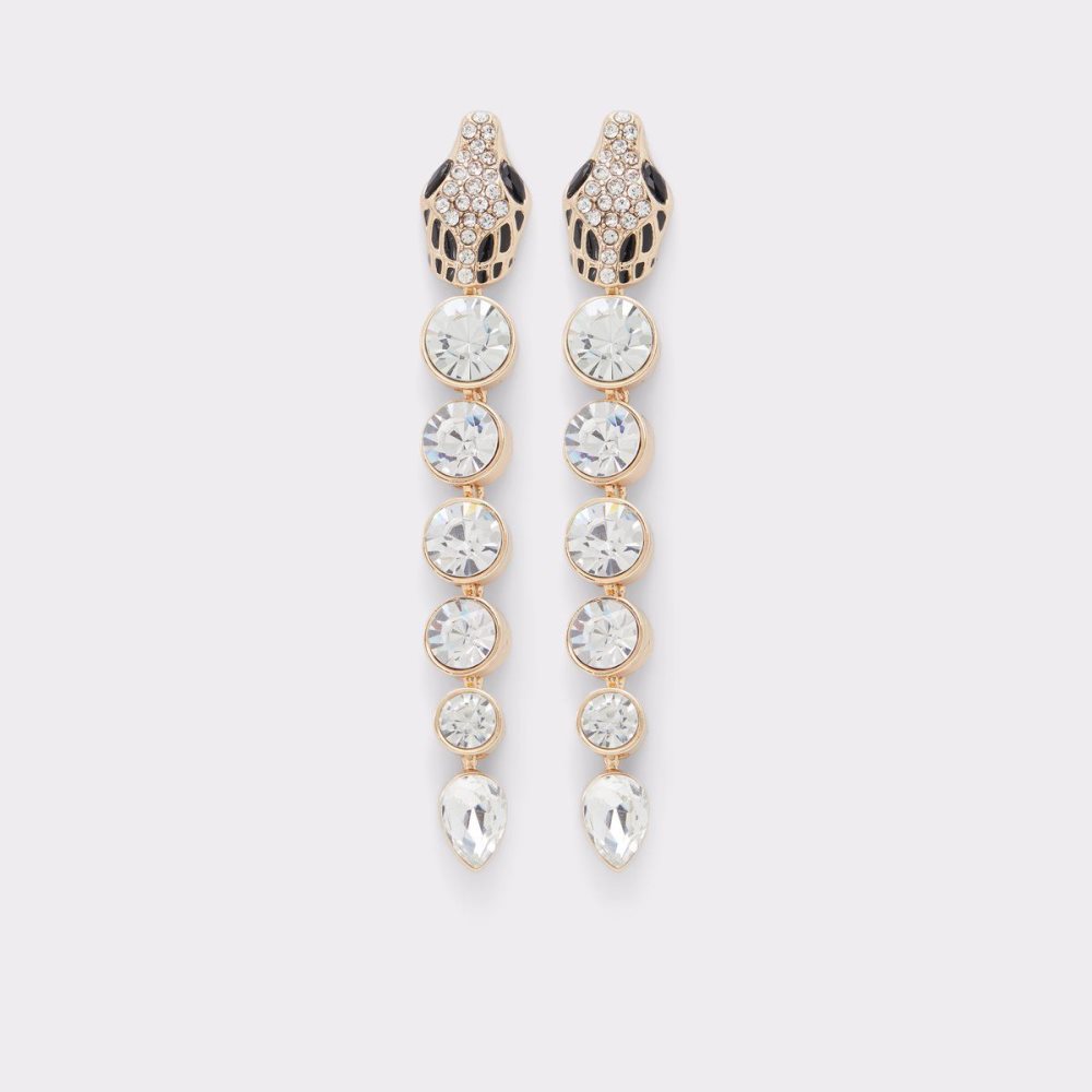 Női Aldo Serpino earrings Fülbevalók Fekete Arany | 265-FALCXI