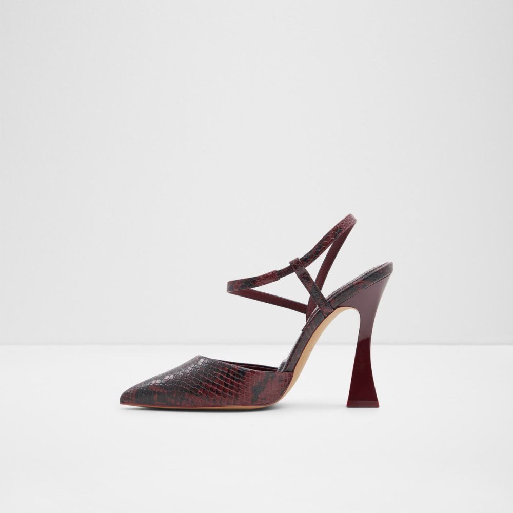 Női Aldo Sling back high heel Blokk Sarkú Cipő Lila | 237-LTPWNZ
