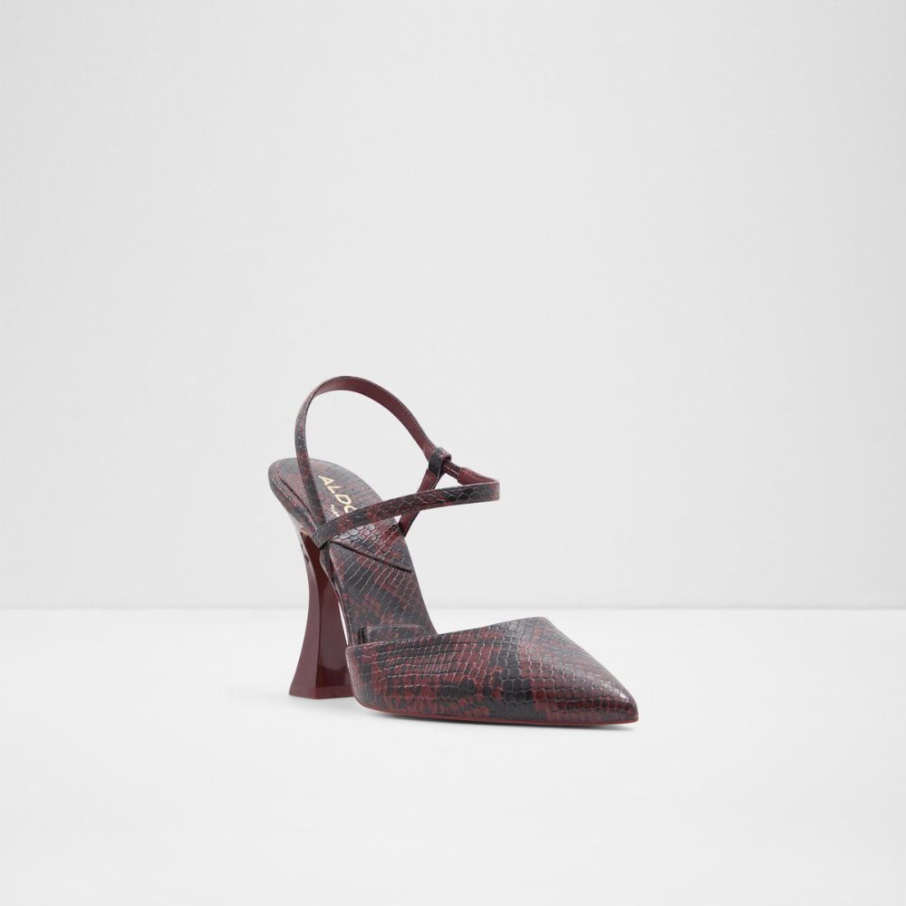 Női Aldo Sling back high heel Blokk Sarkú Cipő Lila | 237-LTPWNZ