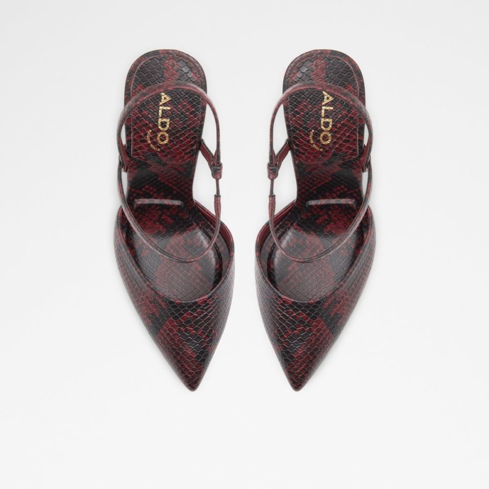 Női Aldo Sling back high heel Blokk Sarkú Cipő Lila | 237-LTPWNZ