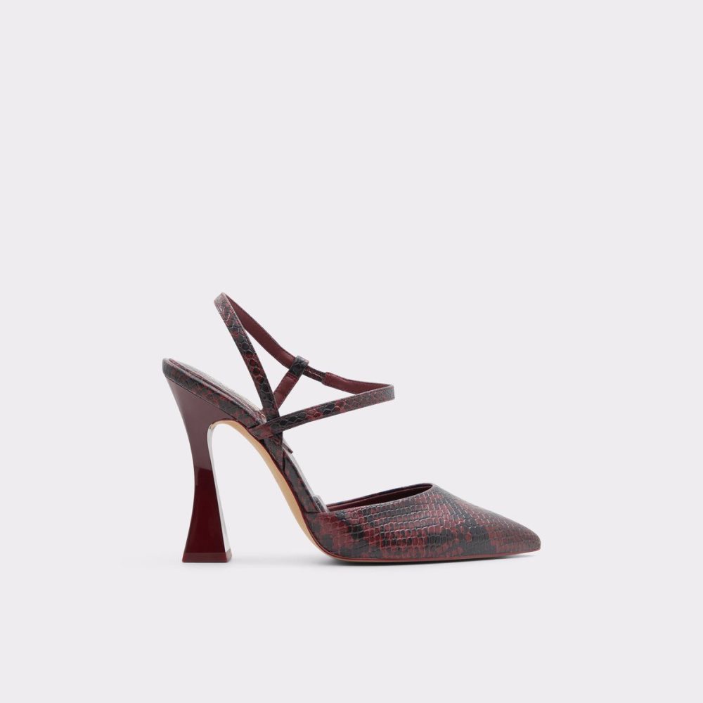 Női Aldo Sling back high heel Blokk Sarkú Cipő Lila | 237-LTPWNZ