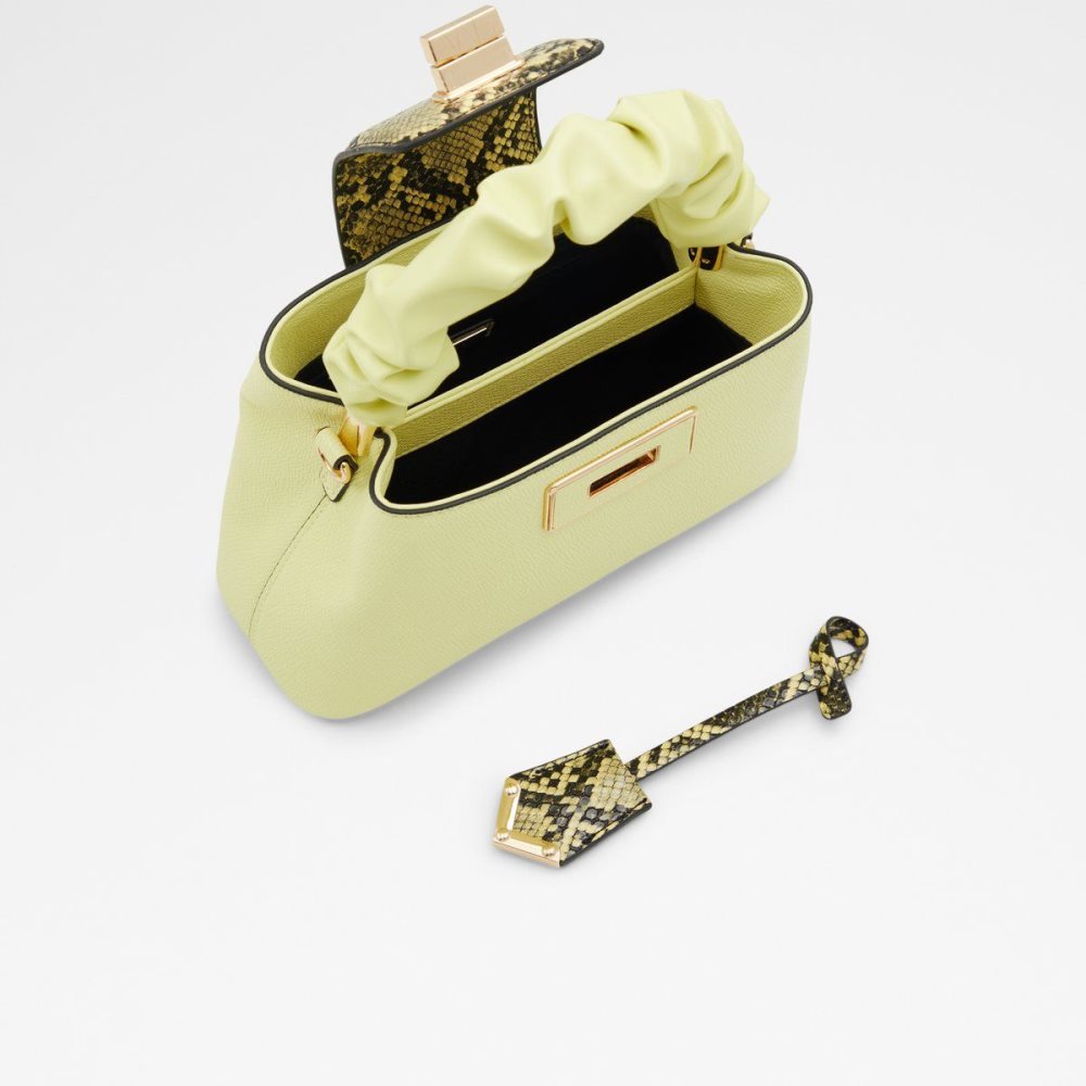 Női Aldo Snakie Top handle bag Top Handle Bags Világos Sárga | 630-QPLRJE