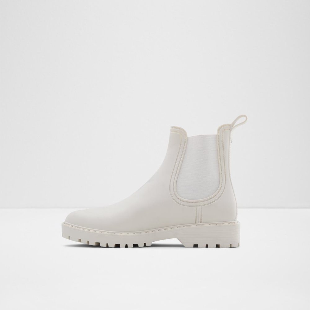 Női Aldo Storm Rain boots Chelsea Csizma Fehér | 946-UIPLON