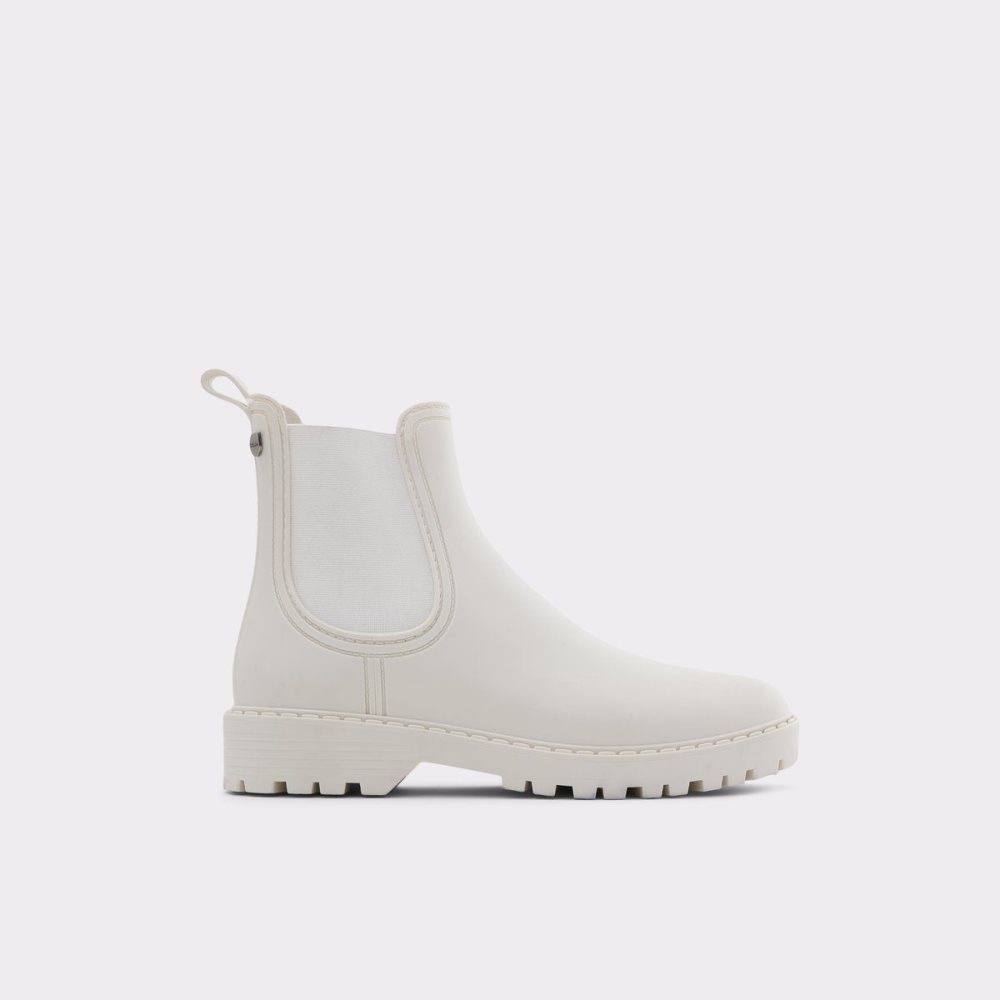 Női Aldo Storm Rain boots Chelsea Csizma Fehér | 946-UIPLON