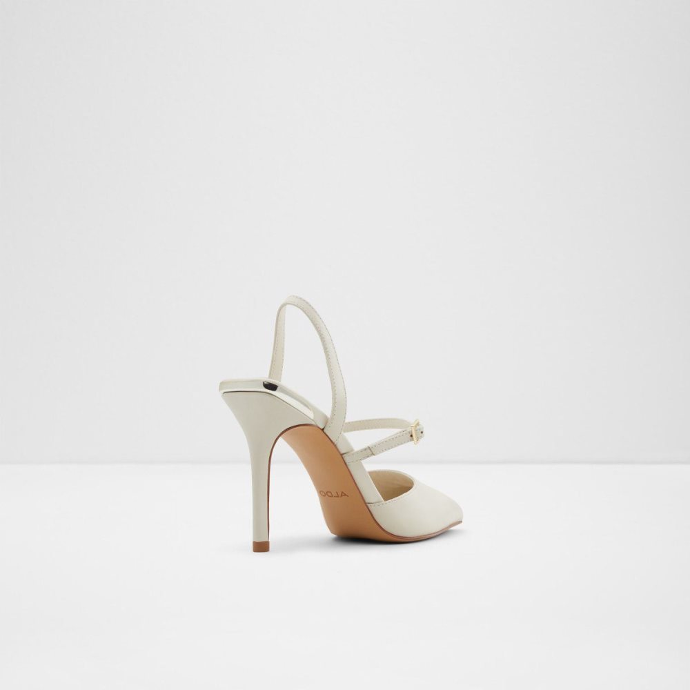 Női Aldo Strappy heeled shoe - Stiletto heel Magassarkú Fehér | 731-ZYWGLS