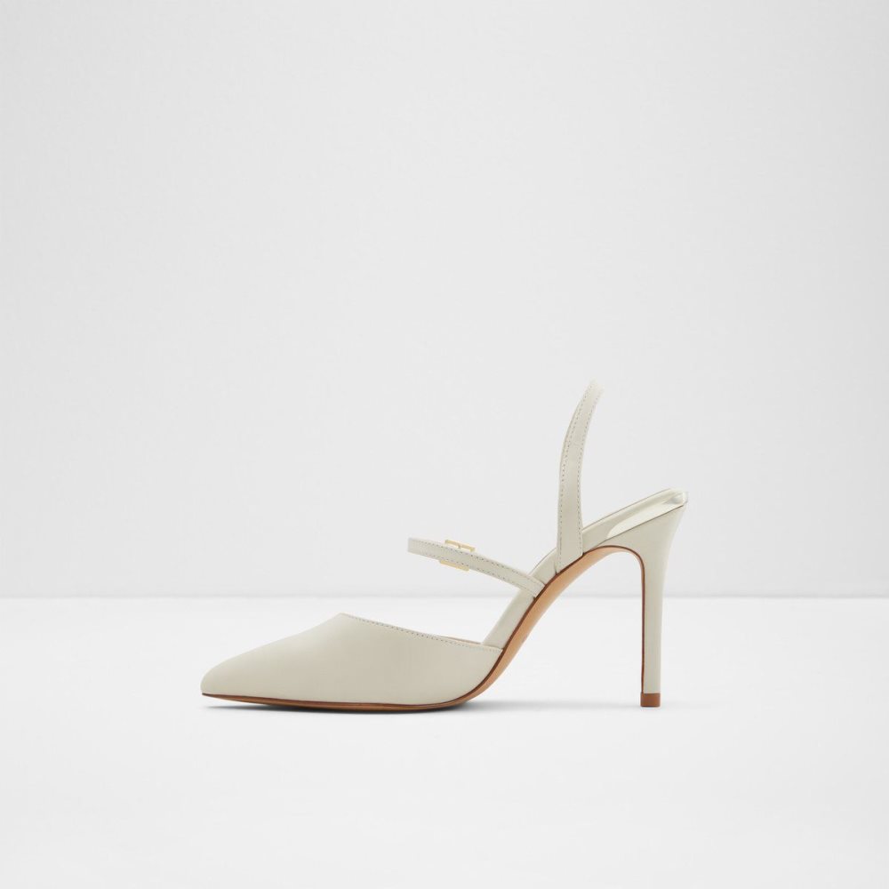 Női Aldo Strappy heeled shoe - Stiletto heel Magassarkú Fehér | 731-ZYWGLS