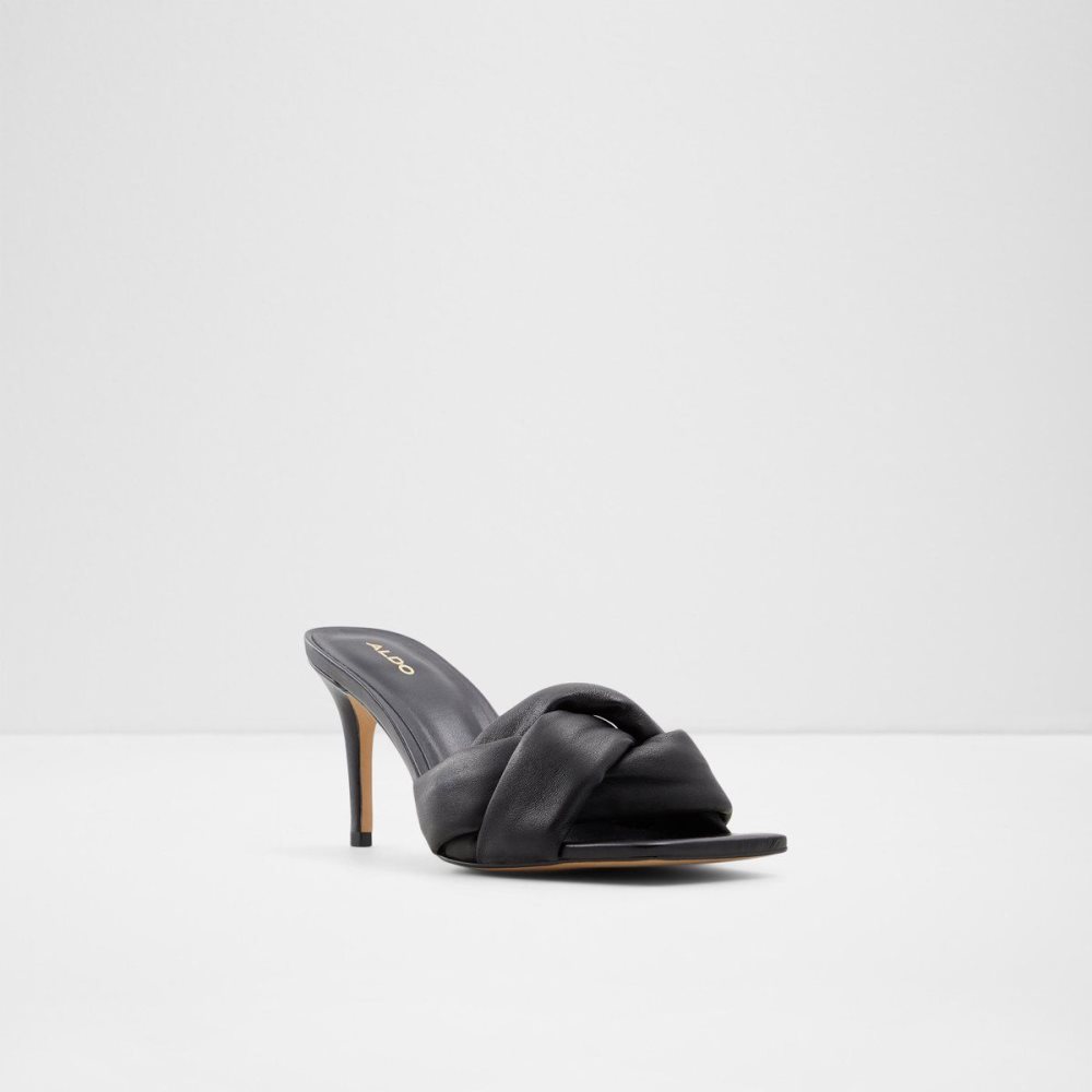 Női Aldo Syngrapha Heeled mule - Stiletto heel Szandál Fekete | 450-UQYCGL