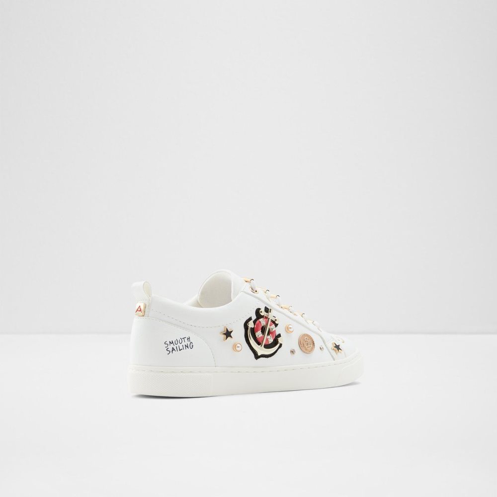 Női Aldo Talaeraen Low top sneaker Sportcipő Fehér | 836-VOEJLQ