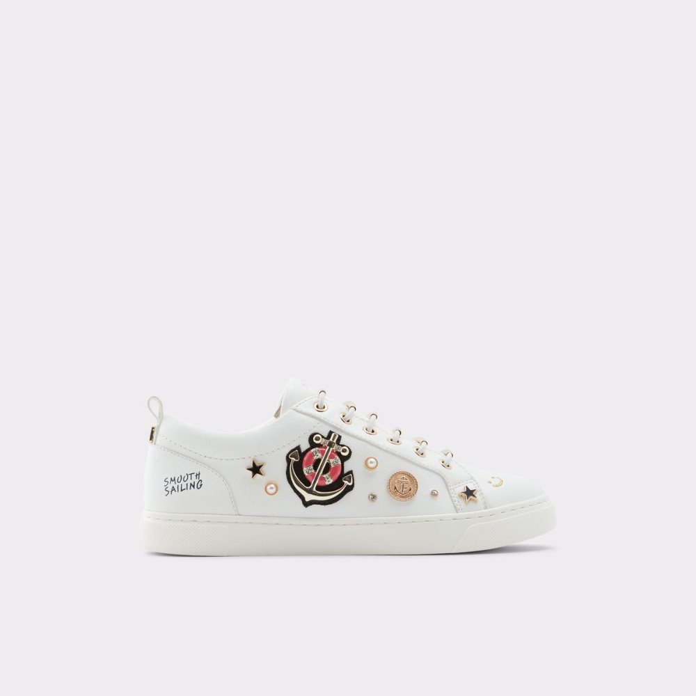Női Aldo Talaeraen Low top sneaker Sportcipő Fehér | 836-VOEJLQ