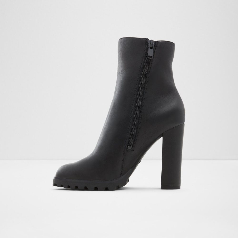 Női Aldo Tealith Ankle boot - Block heel Bokacsizma Fekete | 216-QXZJKG