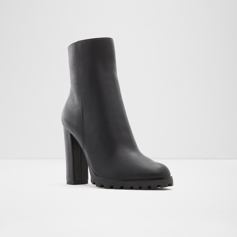 Női Aldo Tealith Ankle boot - Block heel Bokacsizma Fekete | 216-QXZJKG