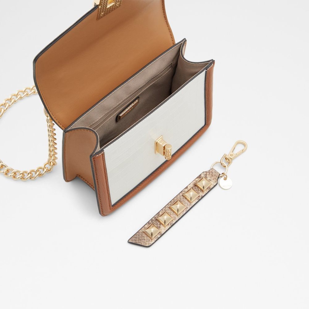Női Aldo Thealliaa Crossbody bag Crossbody Táska Sötétbézs | 903-PFIKYC
