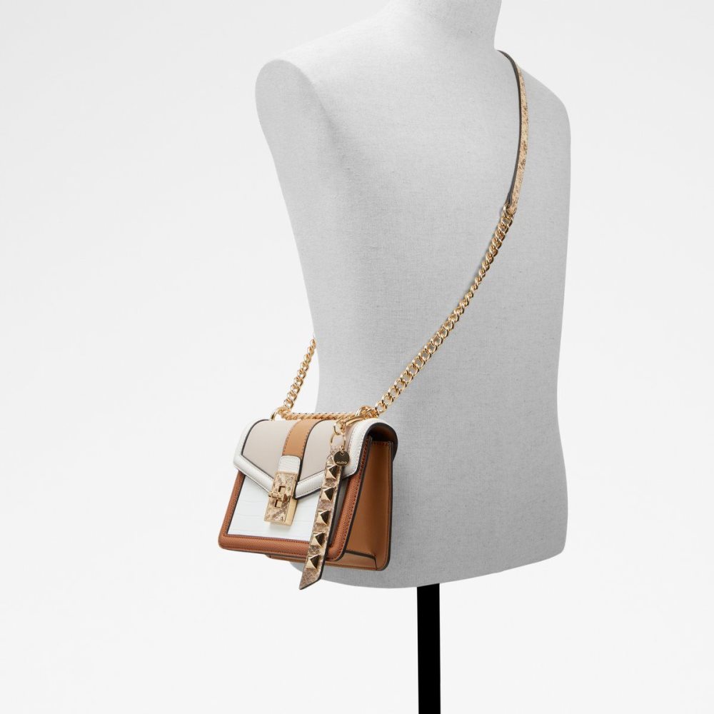 Női Aldo Thealliaa Crossbody bag Crossbody Táska Sötétbézs | 903-PFIKYC