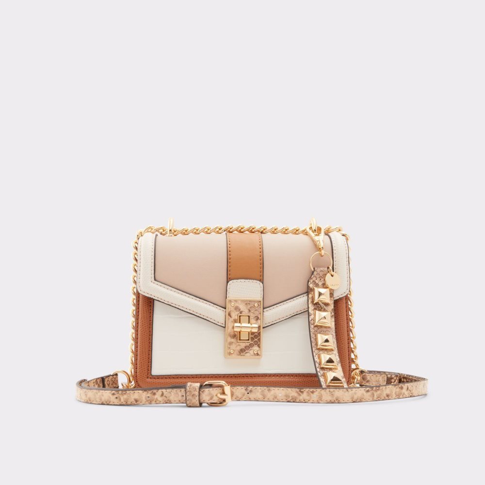 Női Aldo Thealliaa Crossbody bag Crossbody Táska Sötétbézs | 903-PFIKYC