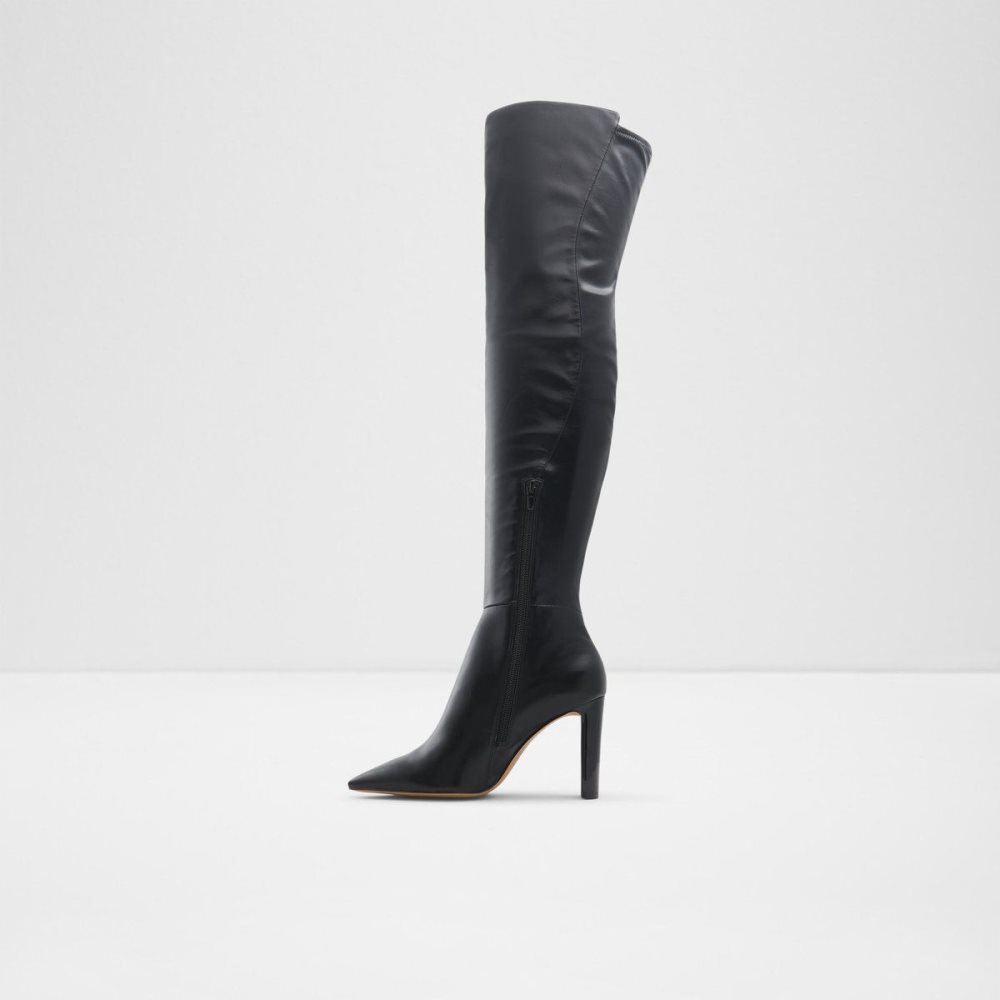 Női Aldo Thejan Over-the-knee boot Csizma Fekete | 473-LDGUPX
