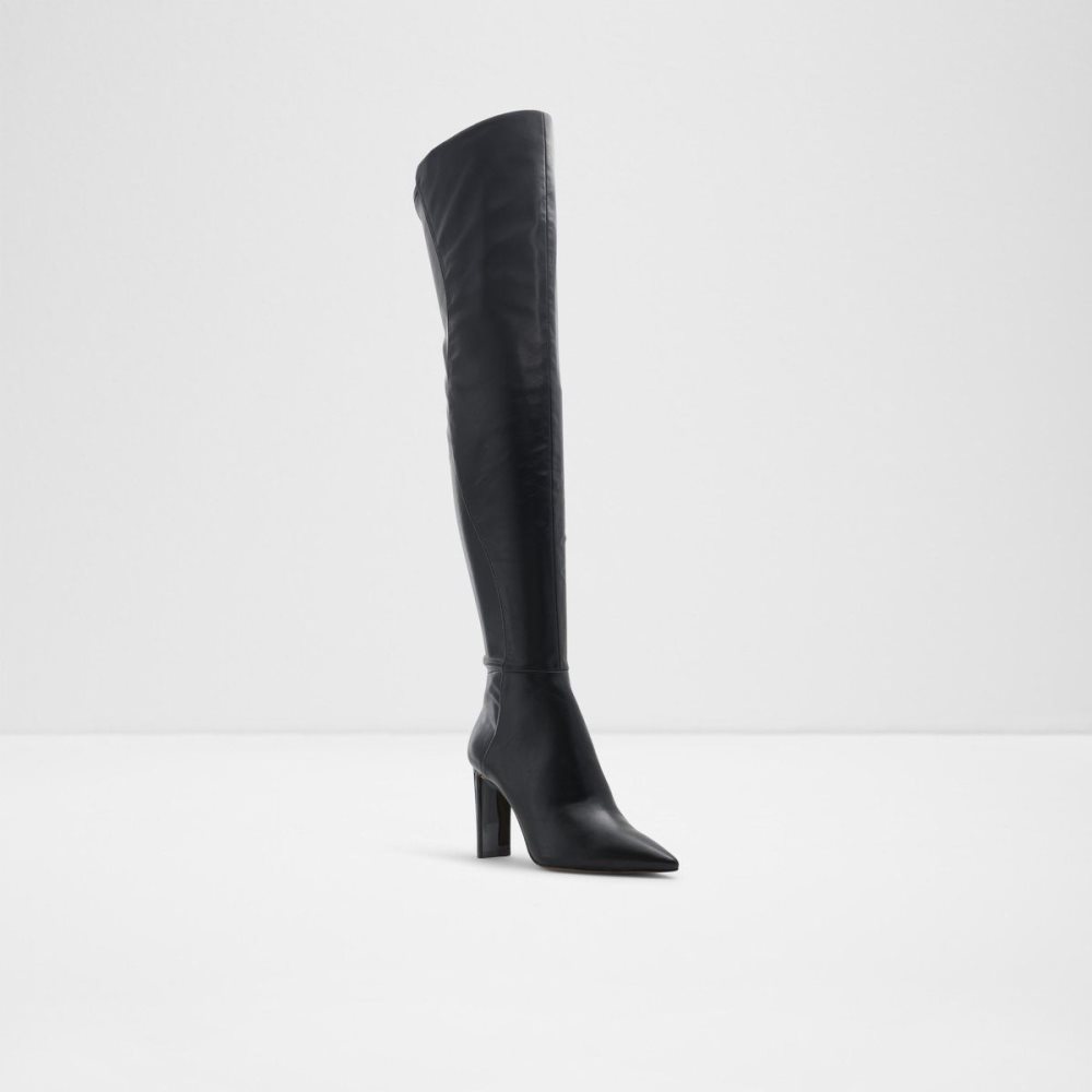 Női Aldo Thejan Over-the-knee boot Csizma Fekete | 473-LDGUPX
