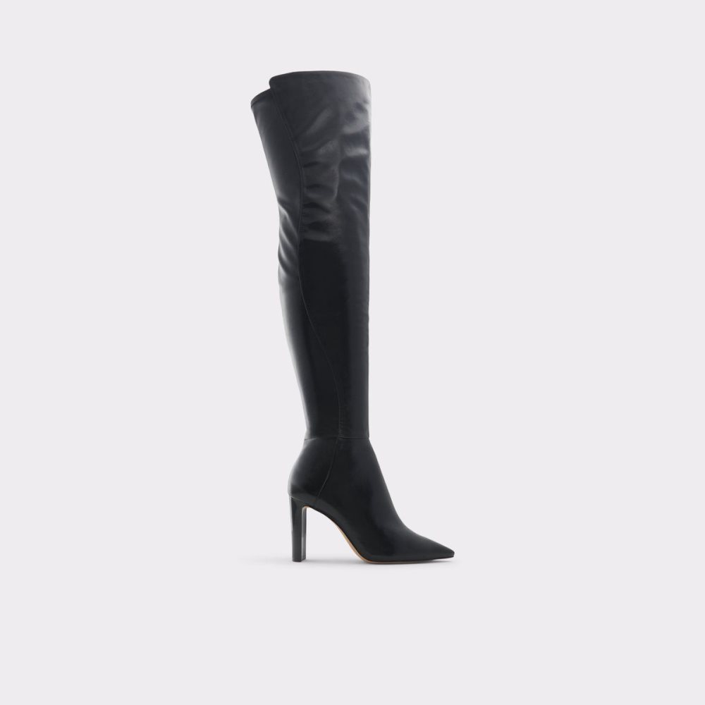 Női Aldo Thejan Over-the-knee boot Csizma Fekete | 473-LDGUPX