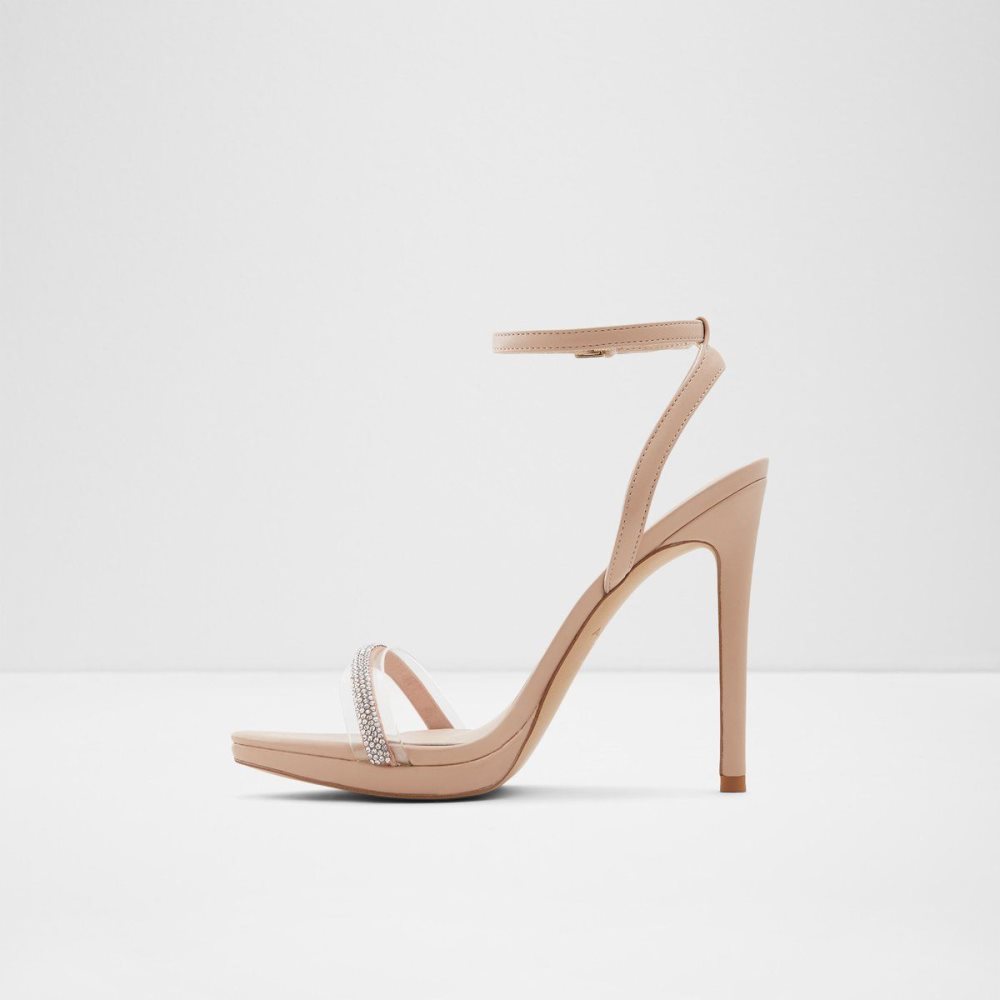 Női Aldo Thirakin High heel sandal - Stiletto heel Magassarkú Bézs | 279-JNOEFR