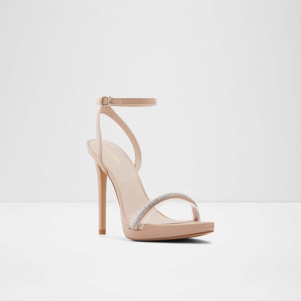 Női Aldo Thirakin High heel sandal - Stiletto heel Magassarkú Bézs | 279-JNOEFR
