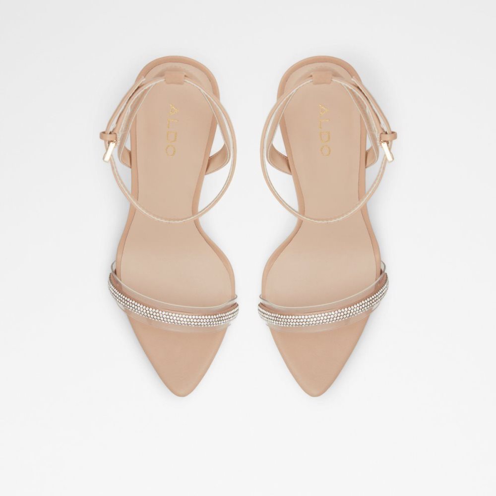 Női Aldo Thirakin High heel sandal - Stiletto heel Magassarkú Bézs | 279-JNOEFR