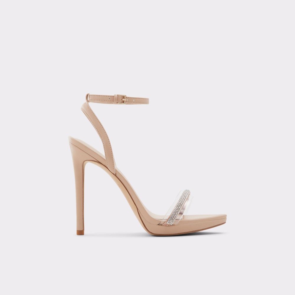 Női Aldo Thirakin High heel sandal - Stiletto heel Magassarkú Bézs | 279-JNOEFR